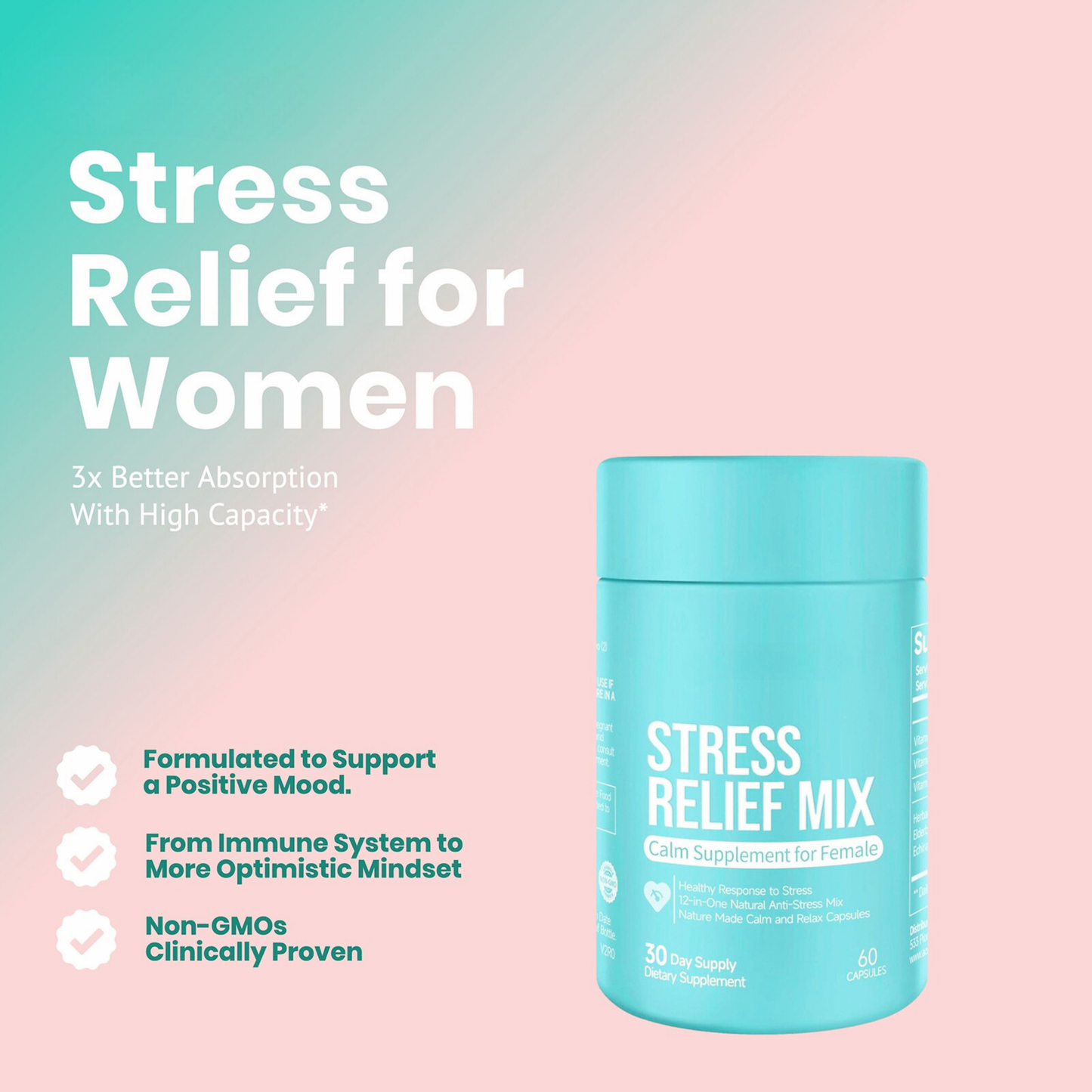Sereniba – Gentle Vegan Calm for Women | Ashwagandha & Botanicals